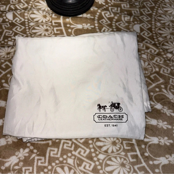 COACH TOTE M0726-11692 SIGNATURE PRINT CANVAS HAND BAG PURSE TAN DUST BAG - Picture 2 of 14